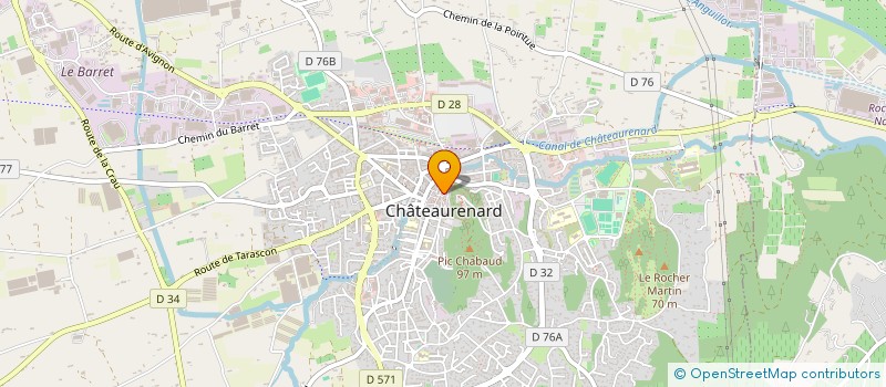 localisation de l'entreprise GRAND MARCHE DE PROVENCE  CHATEAURENARD