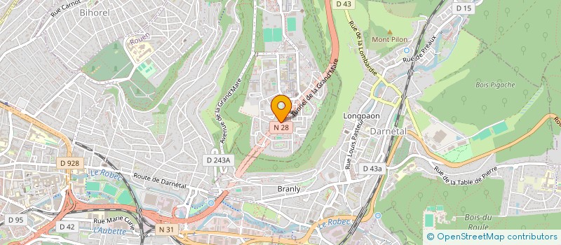 localisation de l'entreprise GRAND MARE GYMNASTIQUE à ROUEN