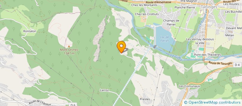 localisation de l'entreprise GRAND MASSIF RAMONAGE  CHATILLON-SUR-CLUSES