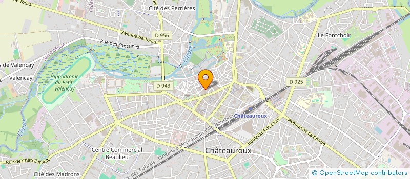 localisation de l'entreprise GRAND MOLIERE à CHATEAUROUX
