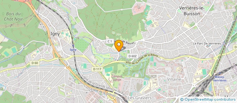 localisation de l'entreprise GRAND MONDE à VERRIERES-LE-BUISSON