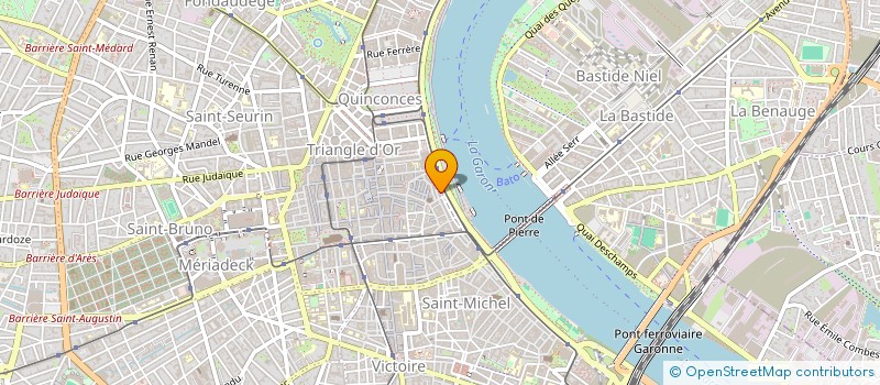 localisation de l'entreprise GRAND MONITEUR DE BORDEAUX à BORDEAUX