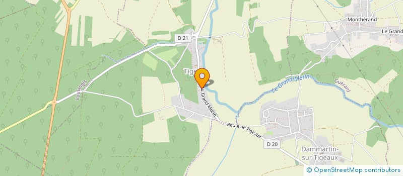 localisation de l'entreprise GRAND MORIN  DAMMARTIN-SUR-TIGEAUX