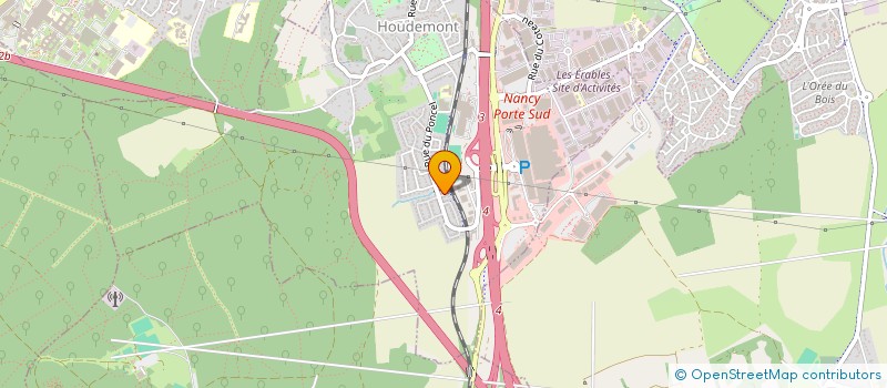 localisation de l'entreprise GRAND NANCY HALTEROPHILIE MUSCULATION (GNHM)  NANCY