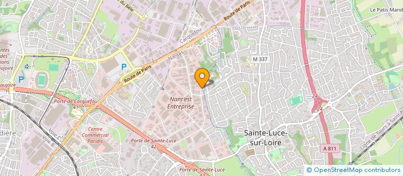 localisation de l'entreprise GRAND NANTES ENTREPRISES à NANTES