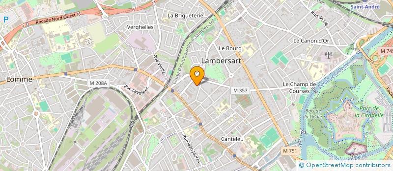 localisation de l'entreprise GRAND NORD FILMS à LAMBERSART
