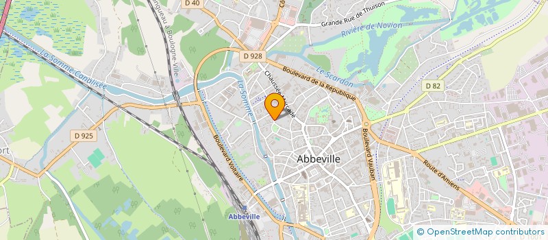 localisation de l'entreprise GRAND NORD L'AGENCE à ABBEVILLE