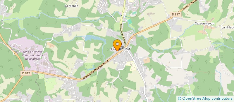 localisation de l'entreprise GRAND NORTHON  SAINT-MARTIN-DE-SEIGNANX