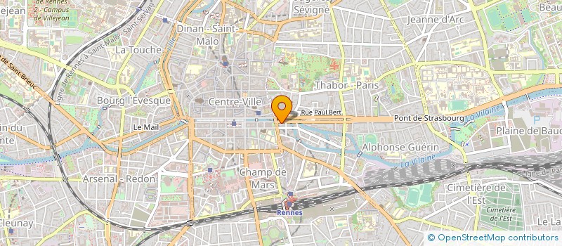 localisation de l'entreprise GRAND ORDRE DE LA FRIGOUSSE  RENNES