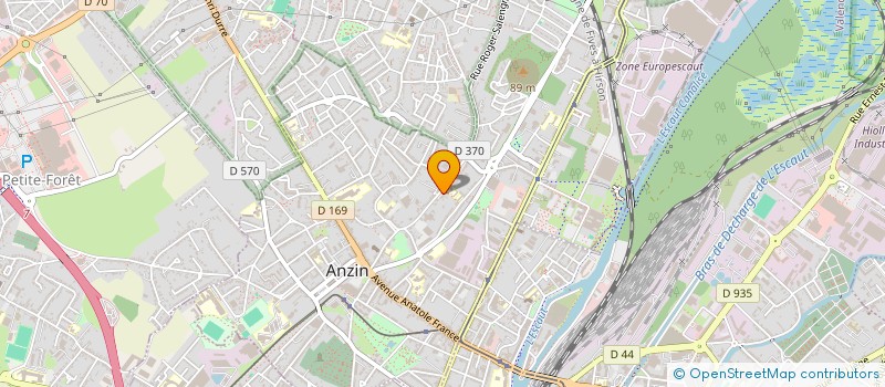 localisation de l'entreprise GRAND OUEST  ANZIN