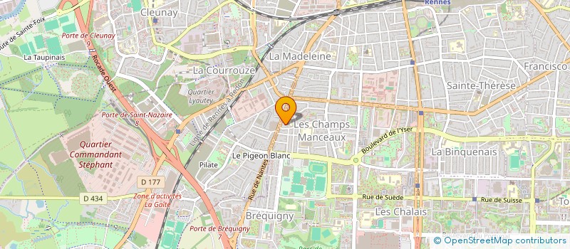 localisation de l'entreprise GRAND OUEST DENTAIRE 2011  RENNES