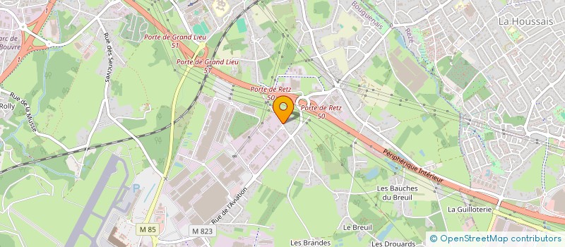 localisation de l'entreprise GRAND OUEST DESAMIANTAGE à BOUGUENAIS