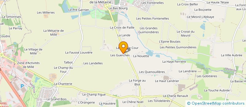 localisation de l'entreprise GRAND OUEST DISTRIBUTION  CESSON-SEVIGNE