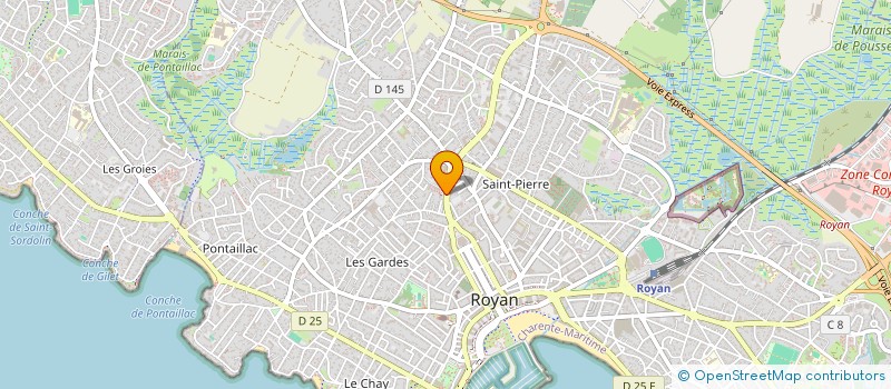 localisation de l'entreprise GRAND OUEST FORMATION ET CONSULT  ROYAN