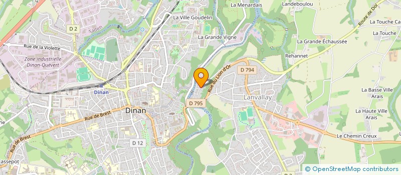 localisation de l'entreprise GRAND OUEST FX à LANVALLAY