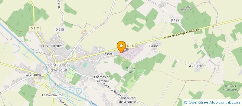 localisation de l'entreprise GRAND OUEST GOURMET à PONT-L'ABBE-D'ARNOULT