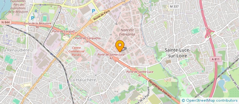 localisation de l'entreprise GRAND OUEST PRESERVATION DES BATIMENT  NANTES