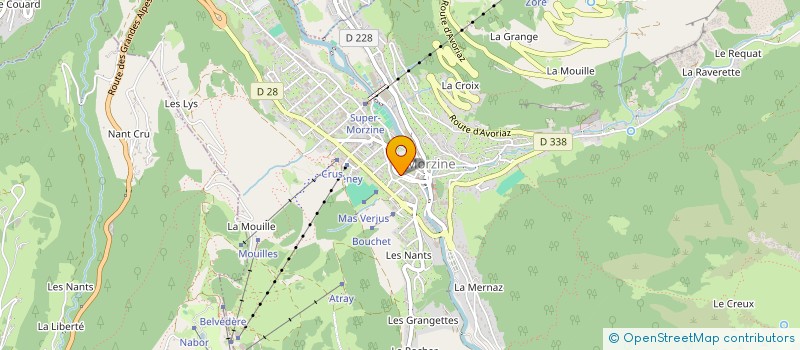 localisation de l'entreprise GRAND PALAIS à MORZINE