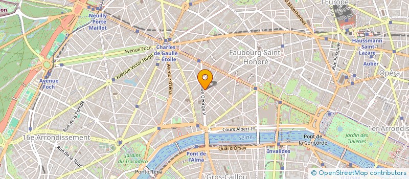 localisation de l'entreprise GRAND PALAIS  PARIS