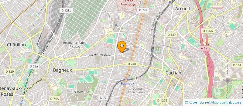 localisation de l'entreprise GRAND PARIS DIAGNOSTIC à BAGNEUX