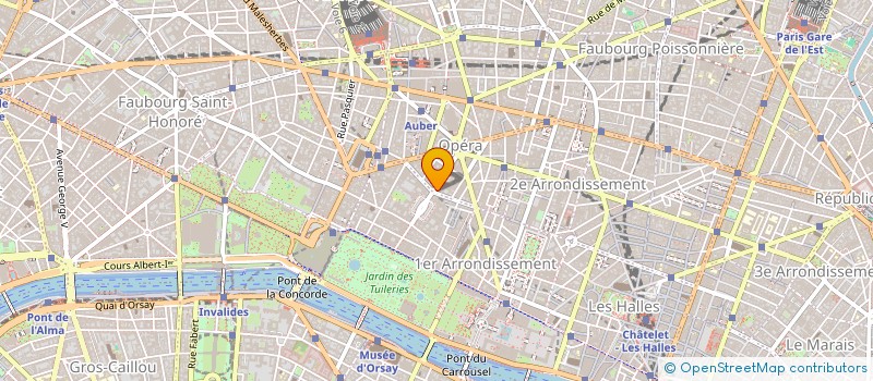 localisation de l'entreprise GRAND PARIS PIERRE  PARIS