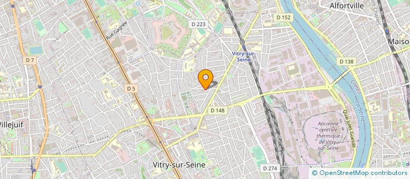 localisation de l'entreprise GRAND PARIS RENOVATION à VITRY-SUR-SEINE