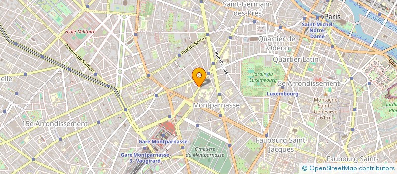 localisation de l'entreprise GRAND PARIS SERVICE D'AIDE A DOMICILE  PARIS