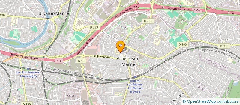 localisation de l'entreprise GRAND PARIS VILLIERS  VILLIERS-SUR-MARNE