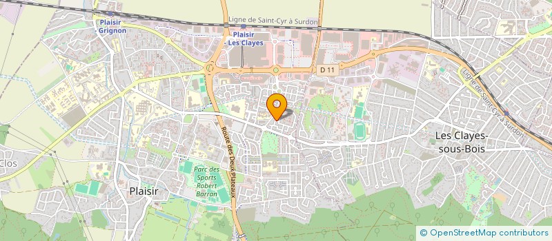 localisation de l'entreprise GRAND PAVOIS  PLAISIR