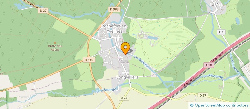 localisation de l'entreprise GRAND PAYSAGE BOIS ET FORET  ROCHEFORT-EN-YVELINES