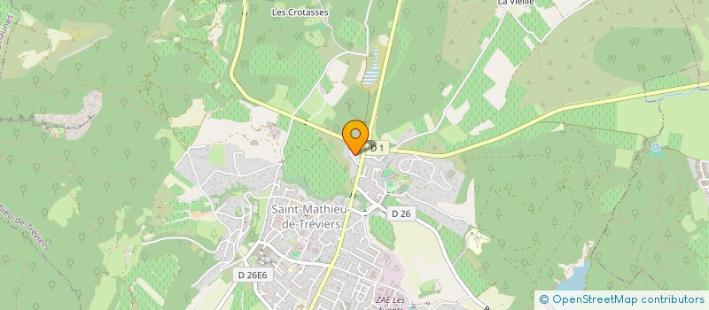 localisation de l'entreprise GRAND PIC SAINT LOUP - CEVENNES  SAINT-MATHIEU-DE-TREVIERS