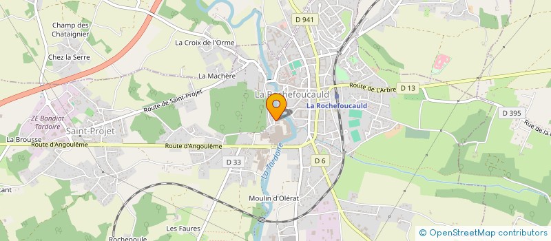 localisation de l'entreprise GRAND'PLACE  LA ROCHEFOUCAULD-EN-ANGOUMOIS