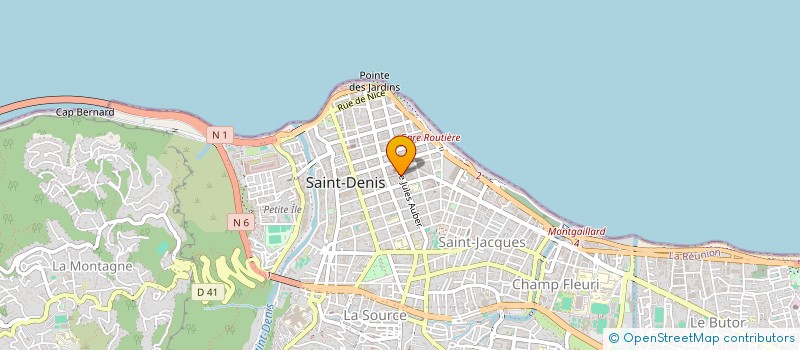 localisation de l'entreprise GRAND PLAGE à SAINT-DENIS