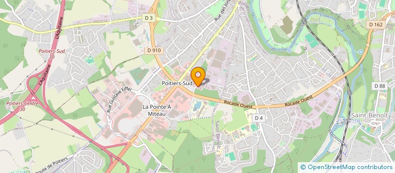 localisation de l'entreprise GRAND POITIERS CHAUFFAGE URBAIN - POITIERS SAINT BENOIT BUXEROLLES à POITIERS