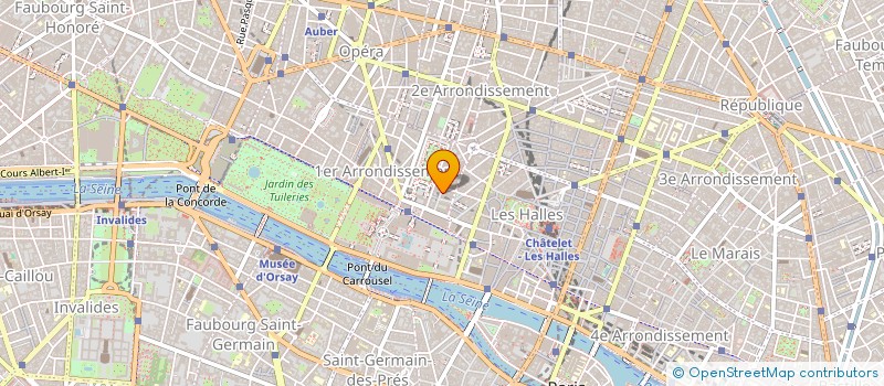 localisation de l'entreprise GRAND PRARIOND à PARIS