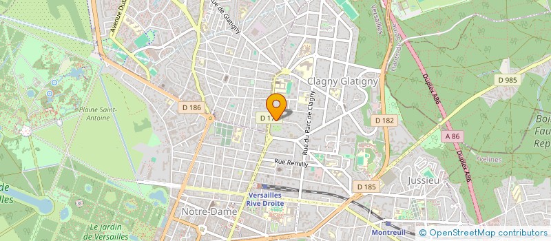 localisation de l'entreprise GRAND PRE à VERSAILLES