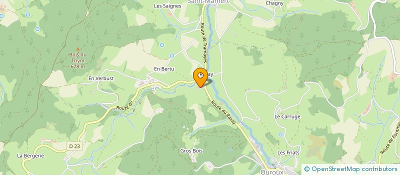 localisation de l'entreprise GRAND PRE'STIGE à DEUX-GROSNES