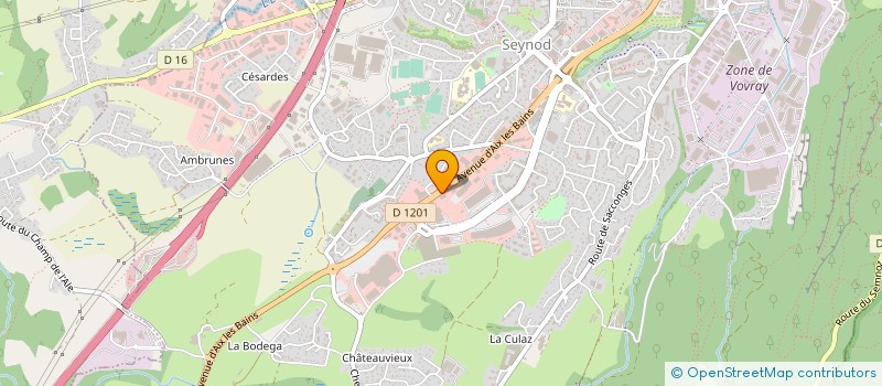 localisation de l'entreprise GRAND PRIX  EPAGNY METZ-TESSY