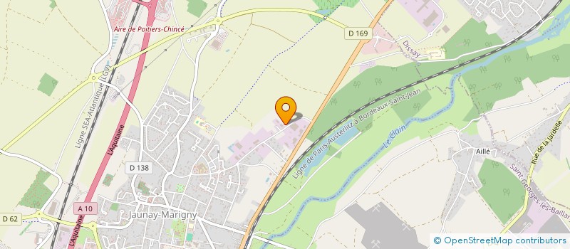 localisation de l'entreprise GRAND RAISE  JAUNAY-MARIGNY