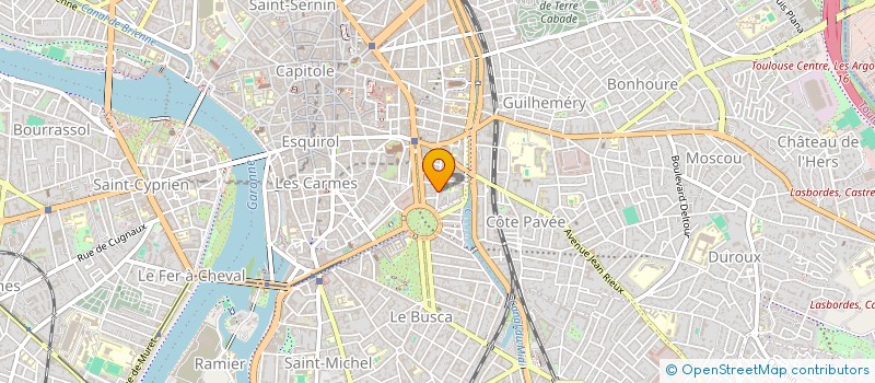 localisation de l'entreprise GRAND ROND PRODUCTION à TOULOUSE