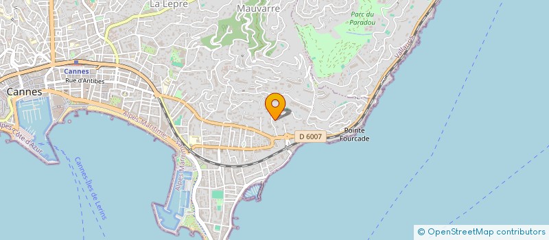 localisation de l'entreprise GRAND ROUVE à CANNES