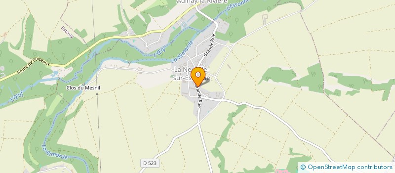localisation de l'entreprise GRAND'RUE à LA NEUVILLE-SUR-ESSONNE