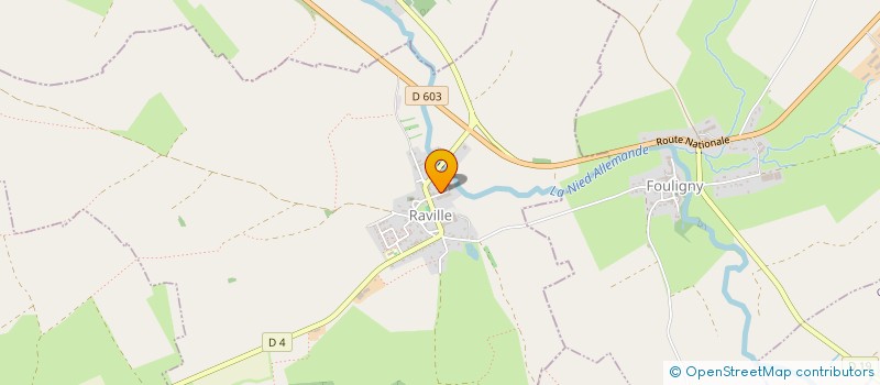 localisation de l'entreprise GRAND RUE  RAVILLE