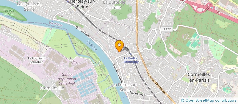 localisation de l'entreprise GRAND SABLON  LA FRETTE-SUR-SEINE