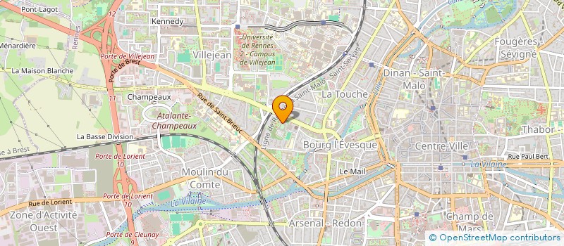 localisation de l'entreprise GRAND SEMINAIRE  RENNES