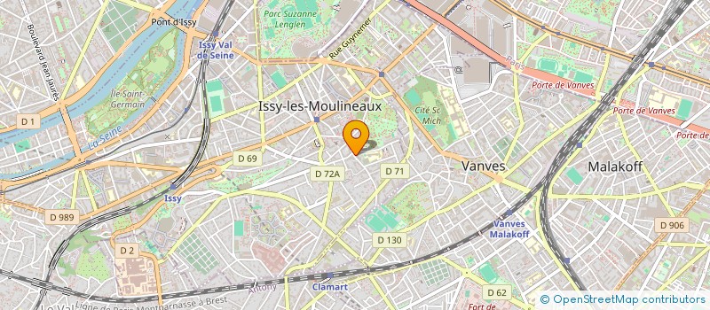 localisation de l'entreprise GRAND SEMINAIRE POLONAIS  ISSY-LES-MOULINEAUX