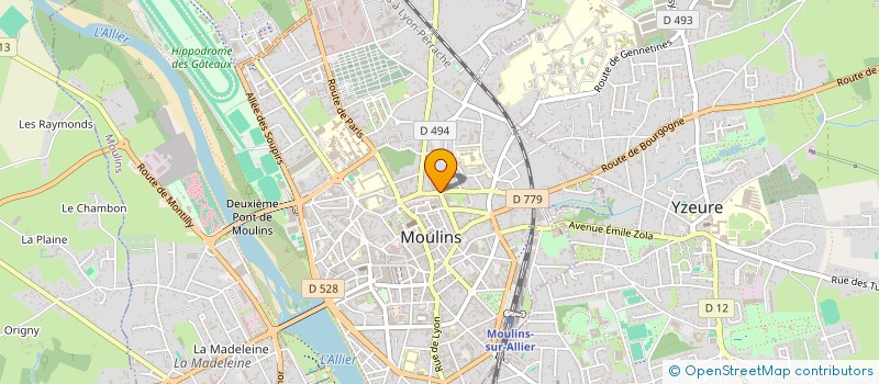 localisation de l'entreprise GRAND SITE CLUNISIEN DE SOUVIGNY  MOULINS
