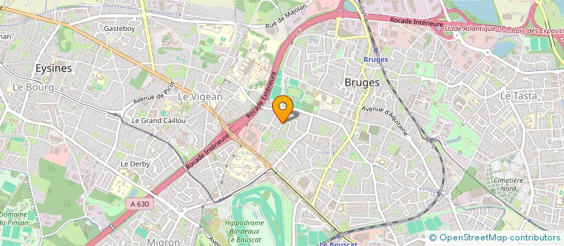 localisation de l'entreprise GRAND SOLEIL  BRUGES