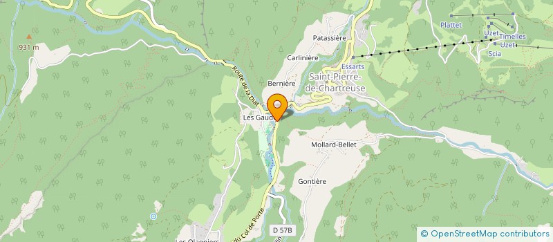 localisation de l'entreprise GRAND SOM  SAINT-PIERRE-DE-CHARTREUSE