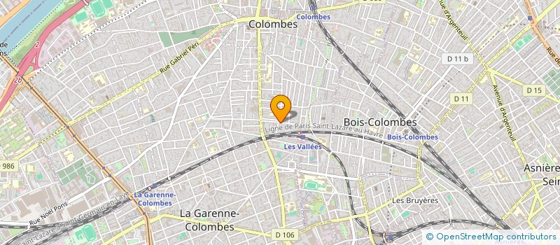 localisation de l'entreprise GRAND SOURIRE à COLOMBES
